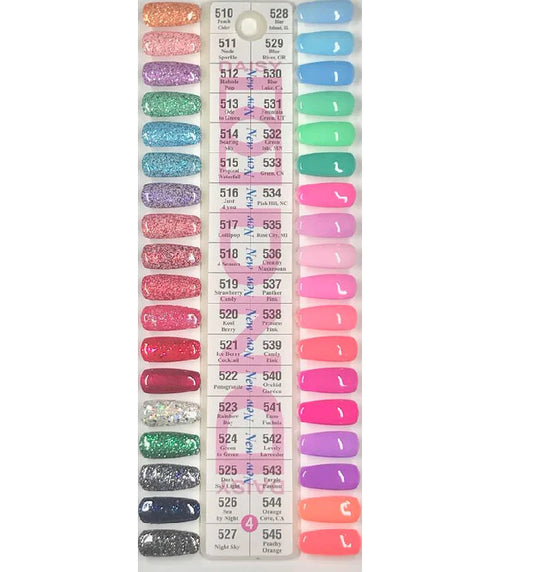DND Collection 4 (Gel & Lacquer)- 36 Colors. Free 1 sample charts