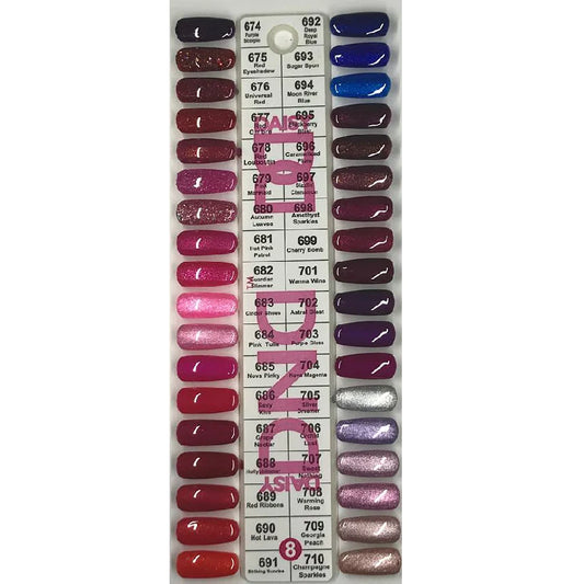 DND Collection 8 (Gel & Lacquer)- 36 Colors. Free 1 sample charts