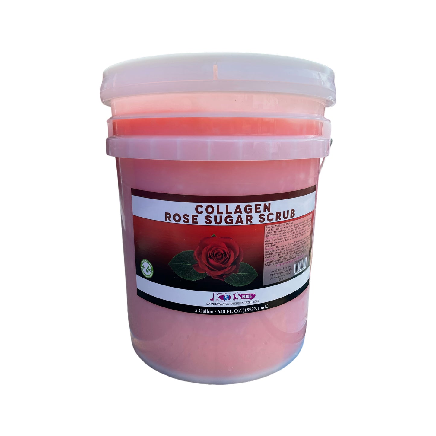 KDS Sugar Scrub-ROSE 50 lbs