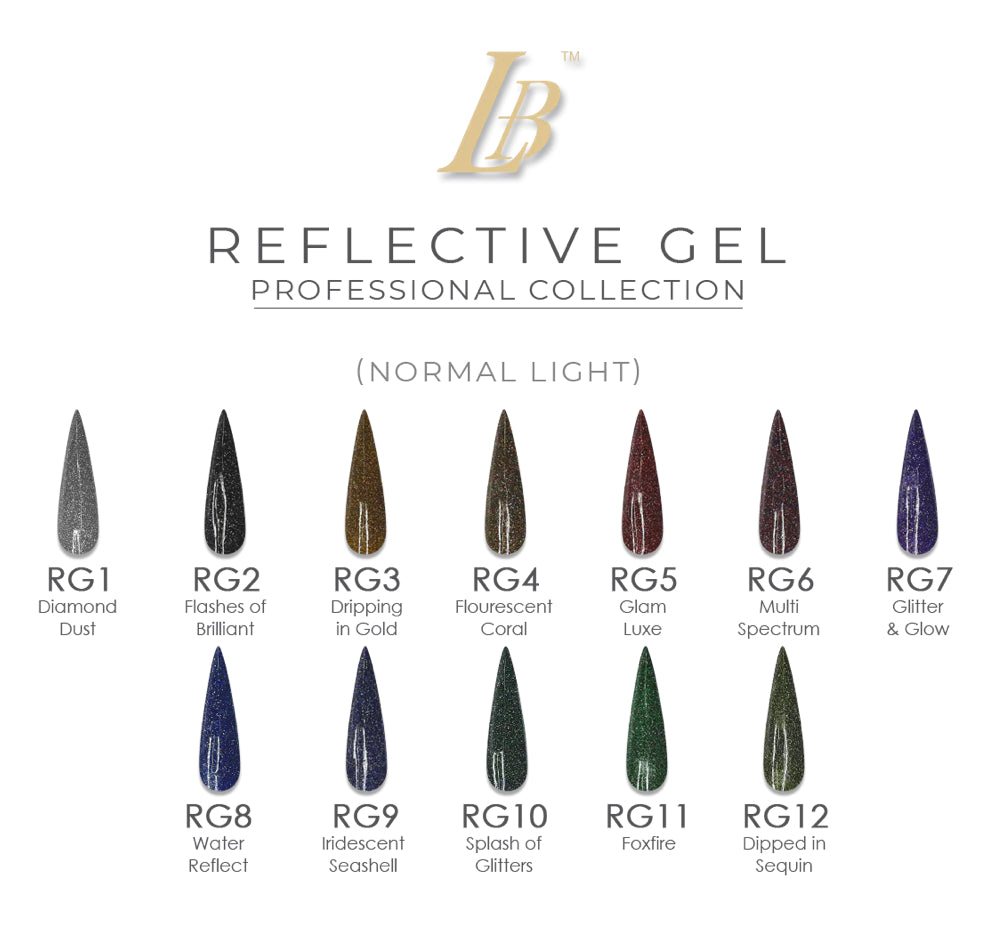 LB Reflective (Gel only)- 12 colors